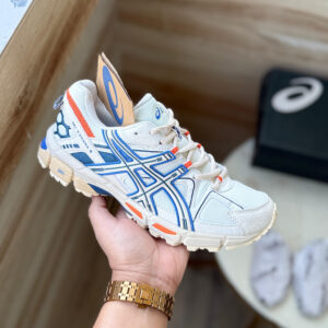 ASICS KAHANA GEL 8 – White/ Blue Edition , Premium Comfort & Durability(40-45)