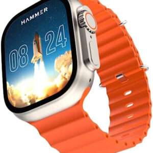 7 In 1 Hammer Ultra Classic 1.95  Display Smart Watch With 7 Straps Combo,