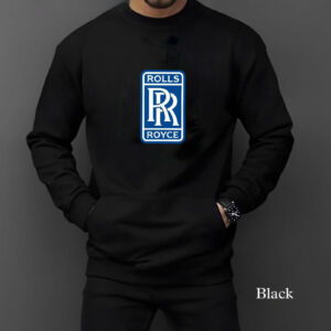 Rolls Royce Branded Sweatshirt – Heavy Quality Woolen Fabric with Inner Fleece
