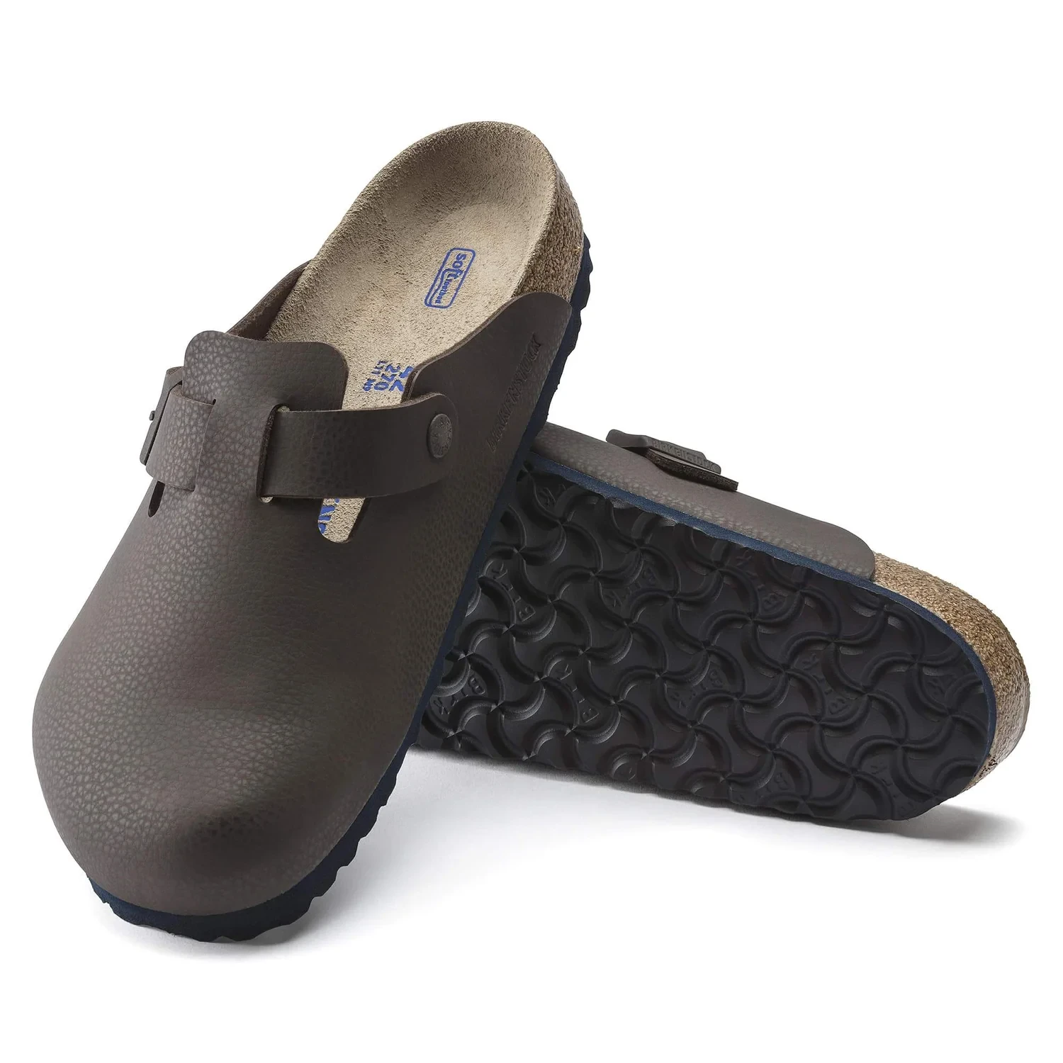 Birkenstock Boston Mules Premium Quality Leather Soft Footbed For Men 41-45