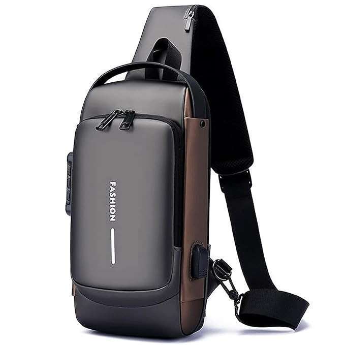 Waterproof Slim Unisex Crossbody Sling Bag Chest Backpack Men's ShoulderBag