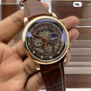 Cartier 7AA Premium Chronograph Watch for Men – Original-Look Round Dial